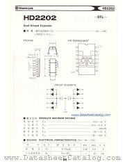 HD2202 datasheet pdf Hitachi Semiconductor