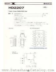 HD2207 datasheet pdf Hitachi Semiconductor