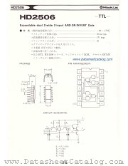 HD2506 datasheet pdf Hitachi Semiconductor