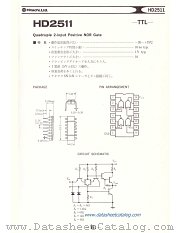 HD2511 datasheet pdf Hitachi Semiconductor