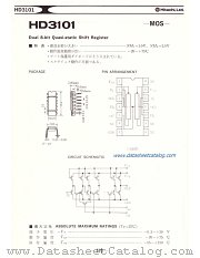 HD3101 datasheet pdf Hitachi Semiconductor