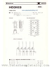 HD3103 datasheet pdf Hitachi Semiconductor