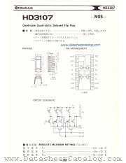 HD3107 datasheet pdf Hitachi Semiconductor