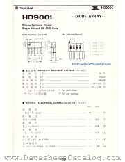 HD9001 datasheet pdf Hitachi Semiconductor