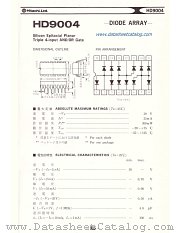 HD9004 datasheet pdf Hitachi Semiconductor