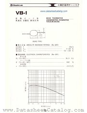 VB-1 datasheet pdf Hitachi Semiconductor