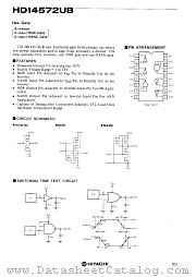 HD14572UB datasheet pdf Hitachi Semiconductor