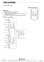 HD14068B datasheet pdf Hitachi Semiconductor