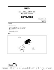 2SJ574 datasheet pdf Hitachi Semiconductor