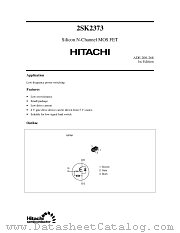 2SK2373 datasheet pdf Hitachi Semiconductor