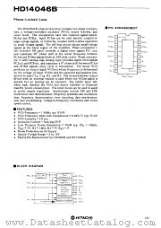 HD14046B datasheet pdf Hitachi Semiconductor