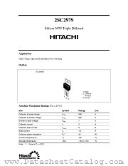 2SC2979 datasheet pdf Hitachi Semiconductor