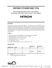 HD74HCT534 datasheet pdf Hitachi Semiconductor
