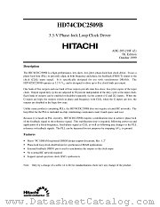 HD74CDC2509B datasheet pdf Hitachi Semiconductor