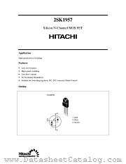 2SK1957 datasheet pdf Hitachi Semiconductor