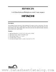HD74HC251 datasheet pdf Hitachi Semiconductor