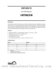 HD74HC91 datasheet pdf Hitachi Semiconductor