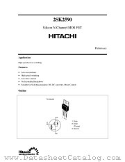 2SK2590 datasheet pdf Hitachi Semiconductor