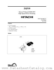 2SJ518 datasheet pdf Hitachi Semiconductor