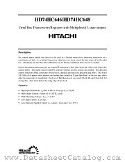 HD74HC648 datasheet pdf Hitachi Semiconductor