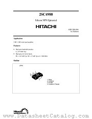 2SC4988 datasheet pdf Hitachi Semiconductor
