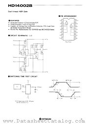 HD14002B datasheet pdf Hitachi Semiconductor