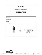 2SB1391 datasheet pdf Hitachi Semiconductor