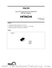 3SK309 datasheet pdf Hitachi Semiconductor