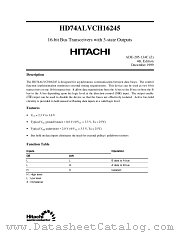 HD74ALVCH16245 datasheet pdf Hitachi Semiconductor