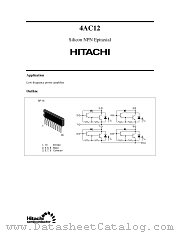 4AC12 datasheet pdf Hitachi Semiconductor