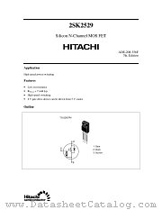 2SK2529 datasheet pdf Hitachi Semiconductor
