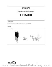 2SB1079 datasheet pdf Hitachi Semiconductor