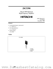 2SC5390 datasheet pdf Hitachi Semiconductor
