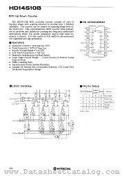 HD14510B datasheet pdf Hitachi Semiconductor
