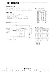 HD14027B datasheet pdf Hitachi Semiconductor