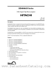 HD404616 datasheet pdf Hitachi Semiconductor