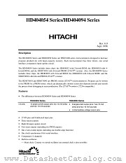 HD4074094 datasheet pdf Hitachi Semiconductor