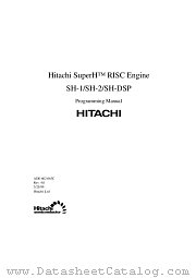 SH-1/SH-2/SH-DSP datasheet pdf Hitachi Semiconductor
