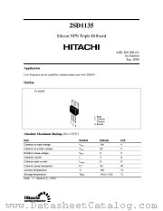 2SD1135 datasheet pdf Hitachi Semiconductor