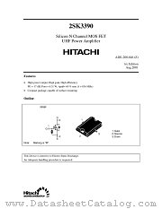 2SK3390 datasheet pdf Hitachi Semiconductor