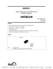BB502C datasheet pdf Hitachi Semiconductor