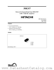 3SK317 datasheet pdf Hitachi Semiconductor