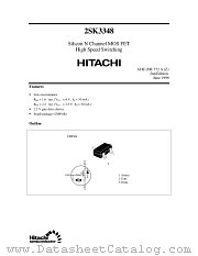 2SK3348 datasheet pdf Hitachi Semiconductor