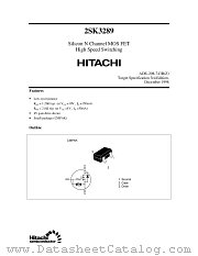 2SK3289 datasheet pdf Hitachi Semiconductor