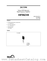 2SC5390 datasheet pdf Hitachi Semiconductor