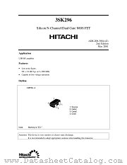 3SK296 datasheet pdf Hitachi Semiconductor