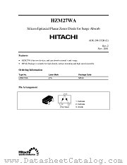 HZM27WA datasheet pdf Hitachi Semiconductor
