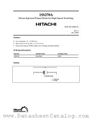 1SS270A datasheet pdf Hitachi Semiconductor