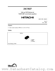 2SC5827 datasheet pdf Hitachi Semiconductor