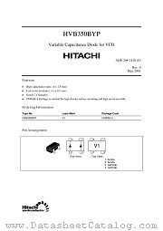 HVB350BYP datasheet pdf Hitachi Semiconductor